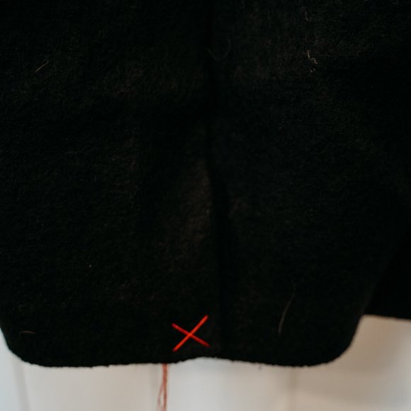 Brand NWT Boden Belted Textured Wool Maxi Coat Black - 8 - Picture 8 of 9